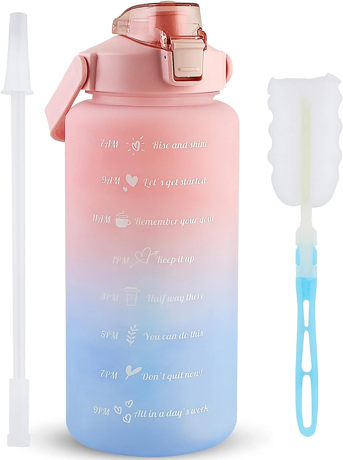 Water Bottle Time Marker | Time Marker Bottle | Mint Berry